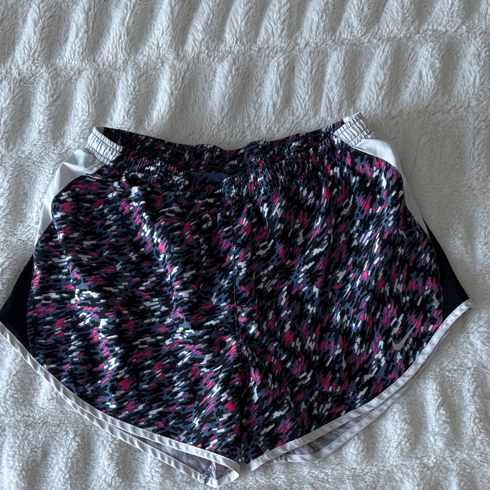 Nike Women's Athletic Shorts - Black, Pink, White